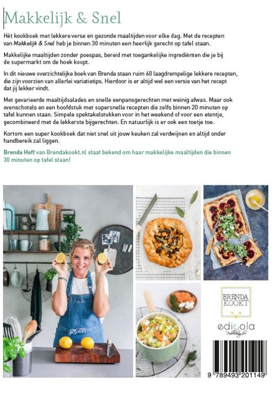 Achterkant van Makkelijk & Snel