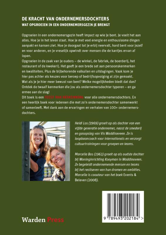 Achterkant van De kracht van ondernemersdochters