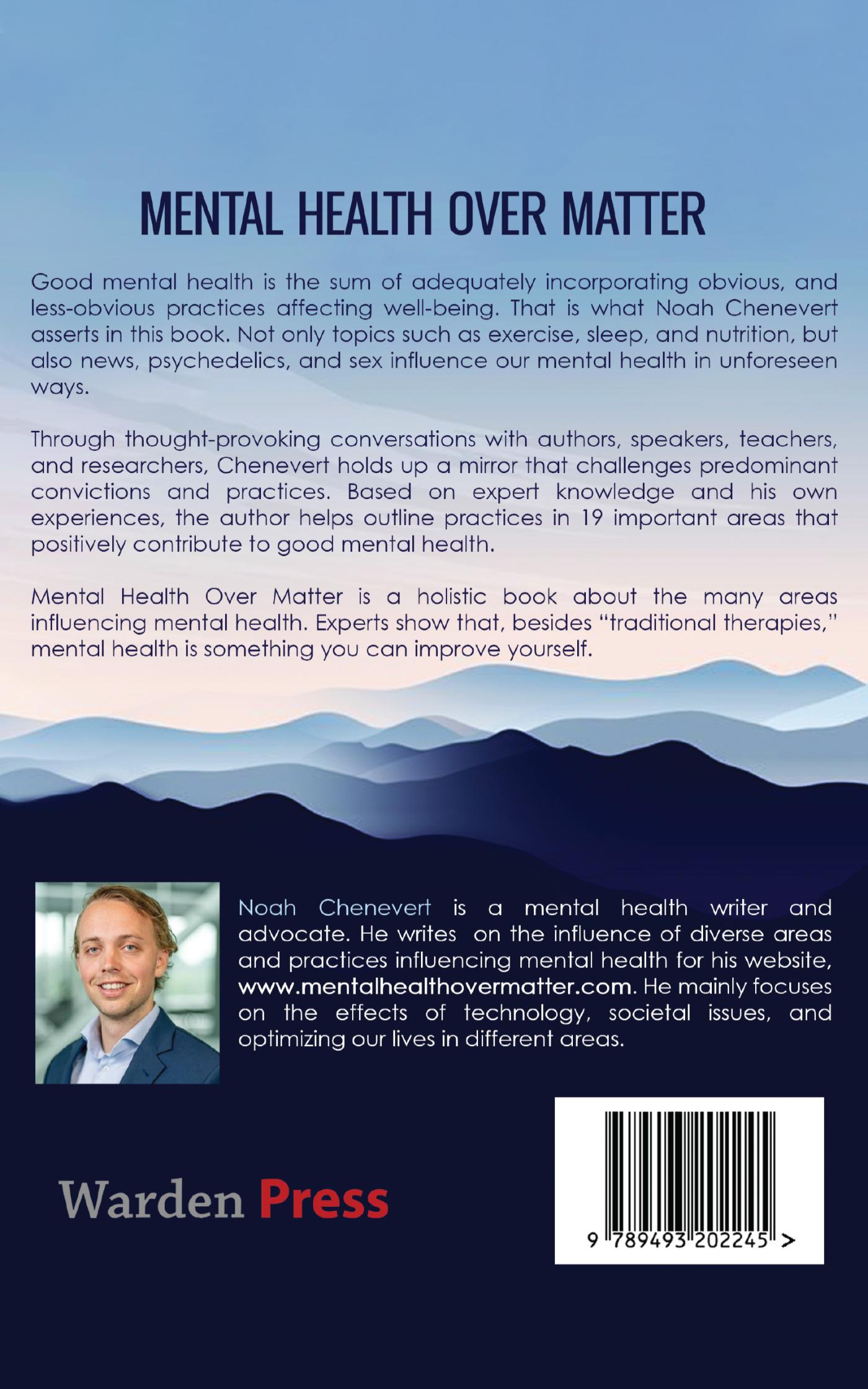 Achterkant van Mental Health over Matter