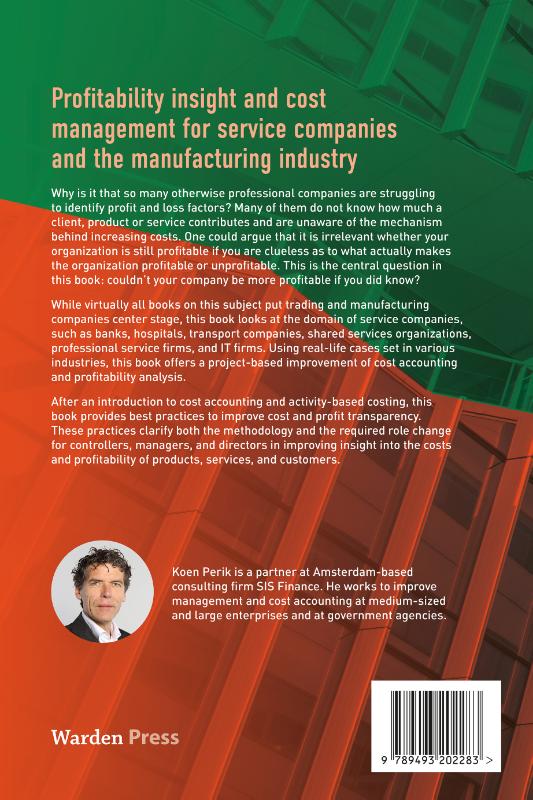 Achterkant van Profitability and Cost Management