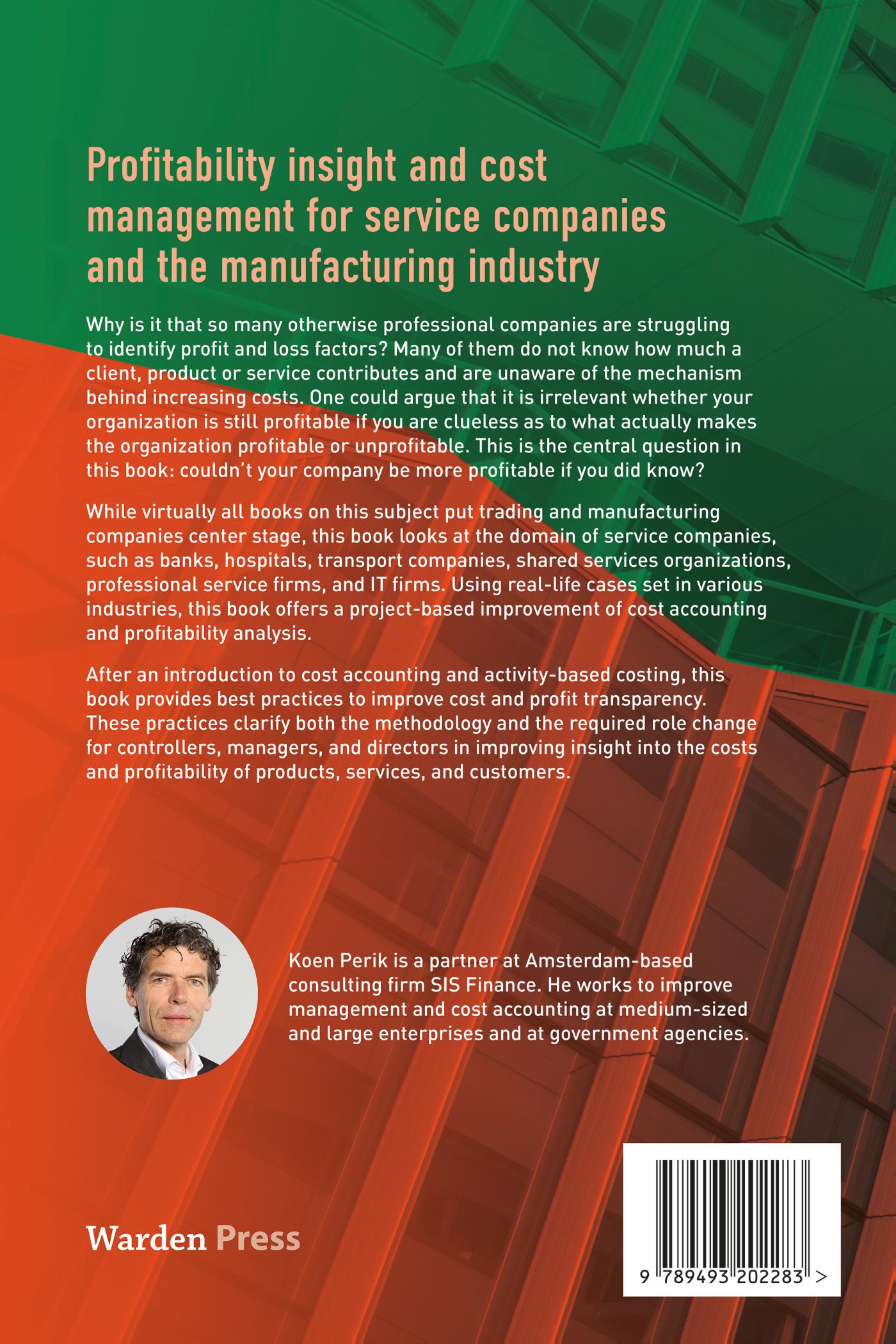 Achterkant van Profitability and Cost Management