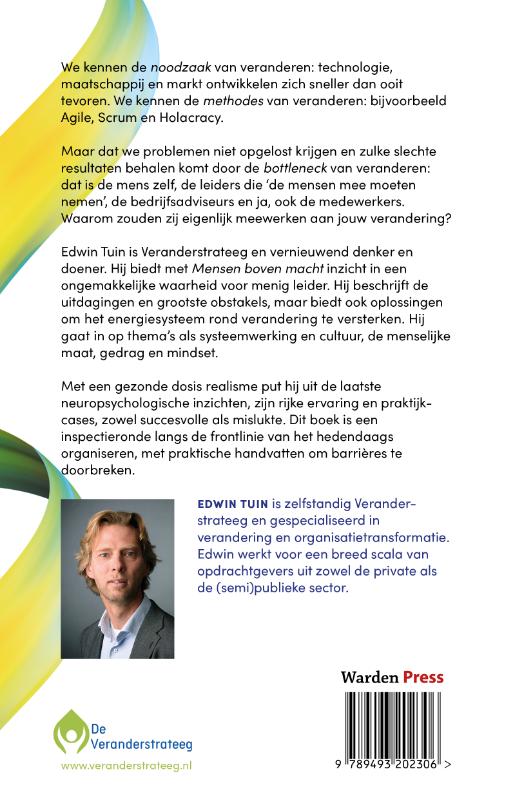 Achterkant van Mensen boven macht