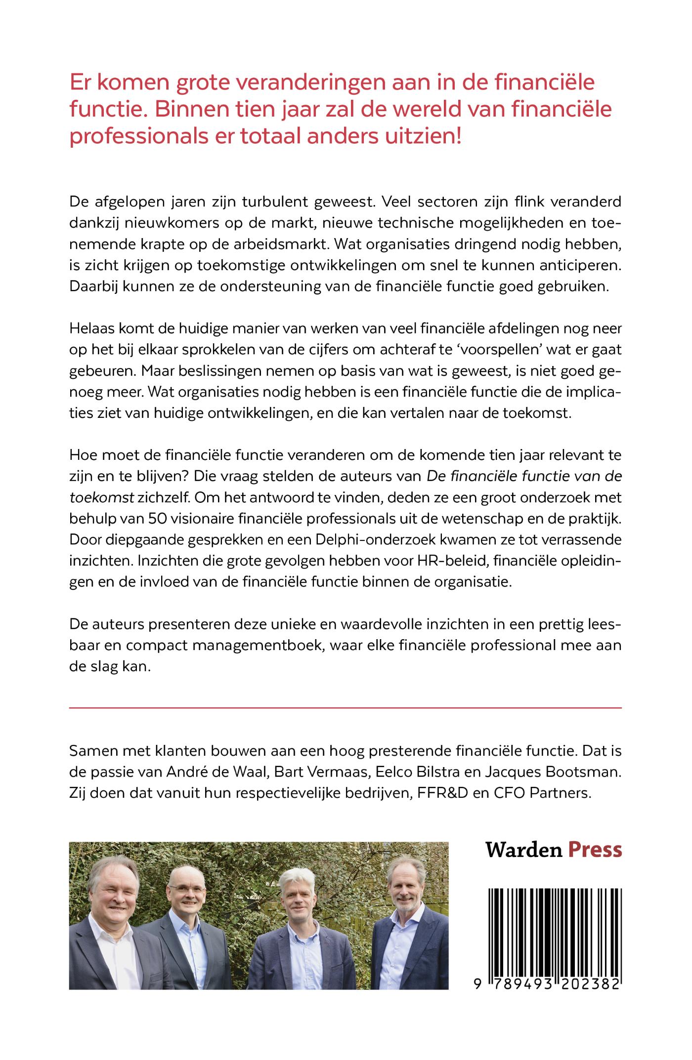 Achterkant van De financiële functie van de toekomst