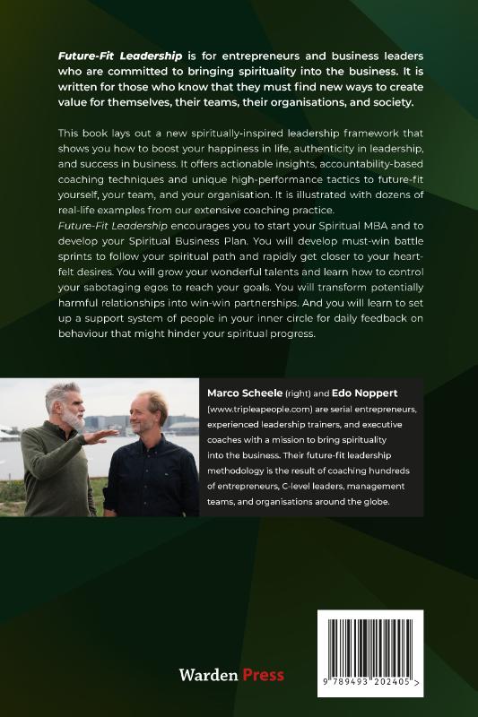 Achterkant van Future-Fit Leadership