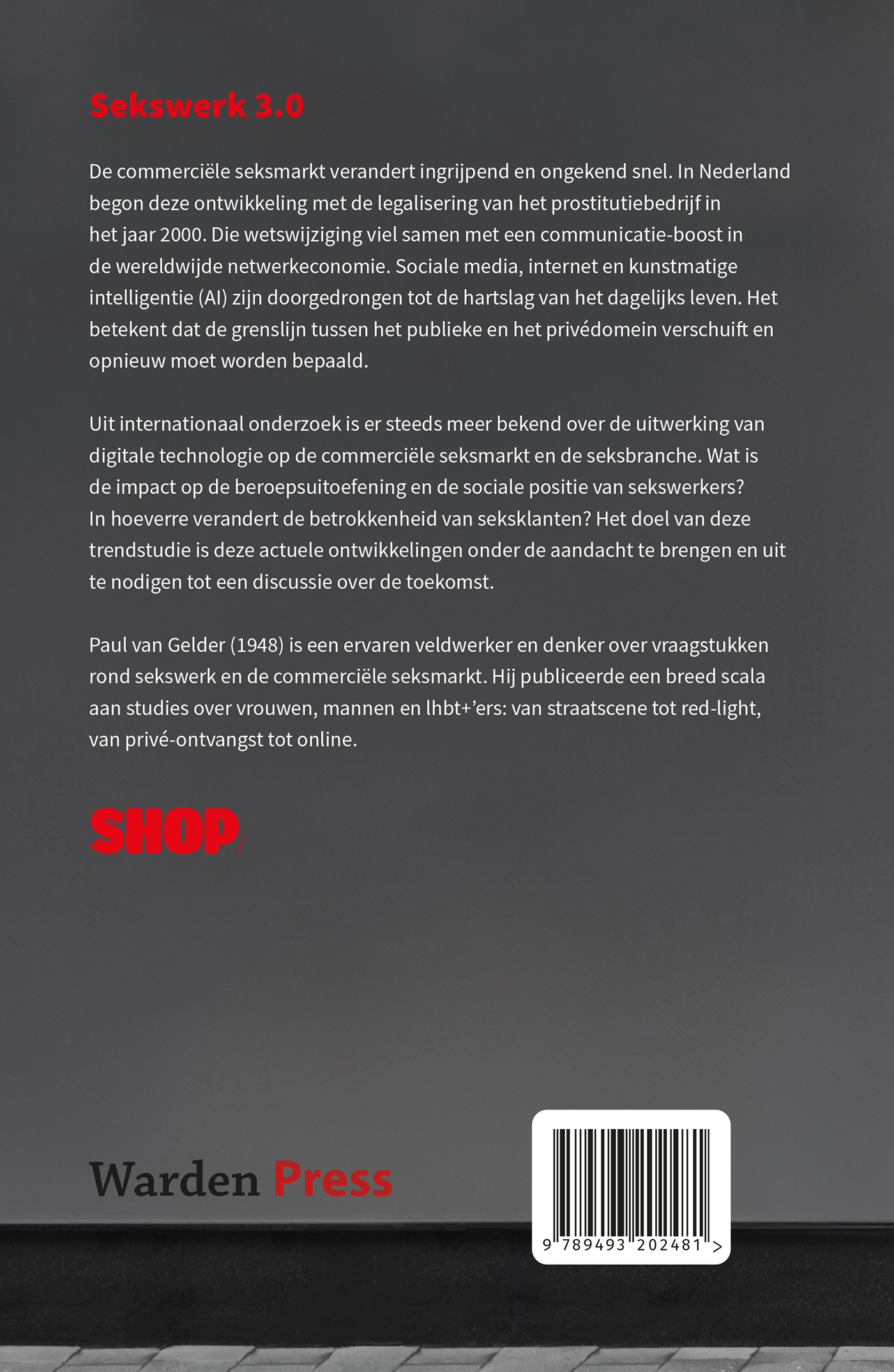 Achterkant van Sekswerk 3.0: tussen beroep en transactie