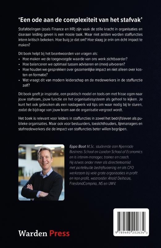 Achterkant van Staf met impact
