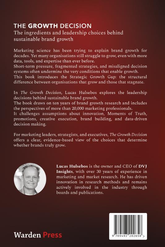 Achterkant van The Growth Decision