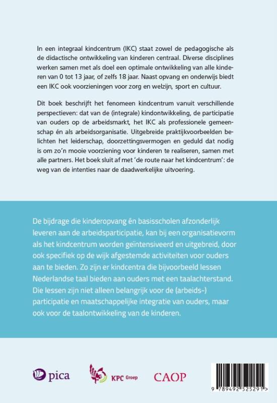 Achterkant van Integrale kindcentra