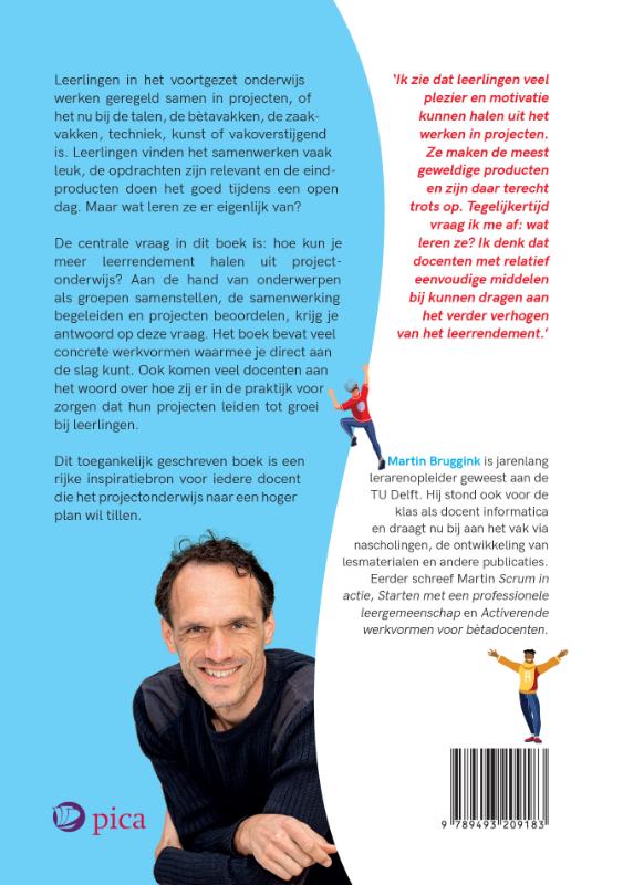 Achterkant van Meer leren van projectonderwijs