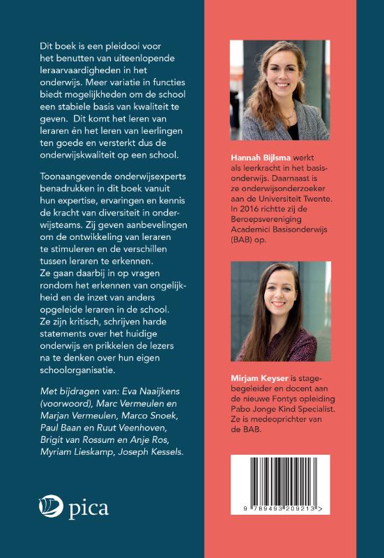 Achterkant van Erken de ongelijkheid