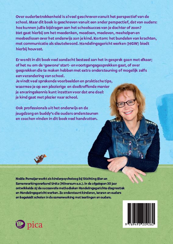 Achterkant van Met plezier naar school!