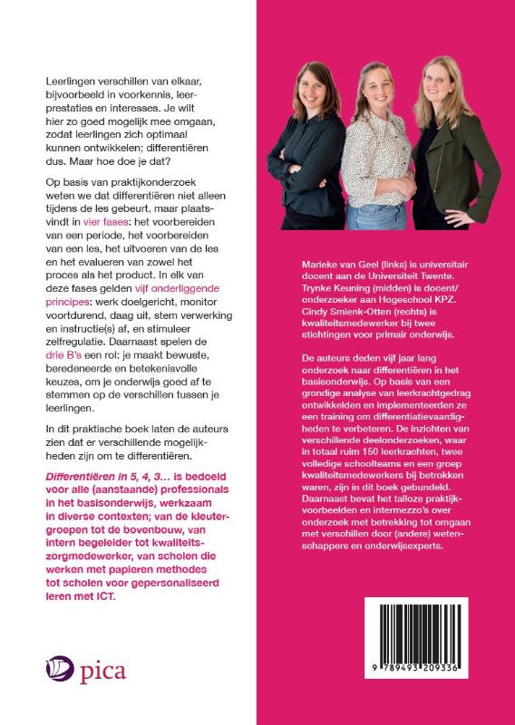 Achterkant van Differentiëren in 5, 4, 3 …