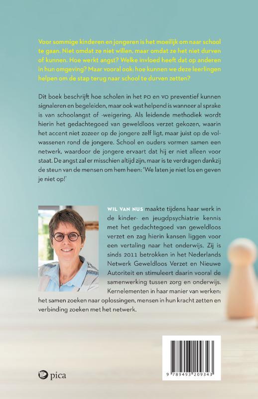 Achterkant van Als naar school gaan een uitdaging wordt