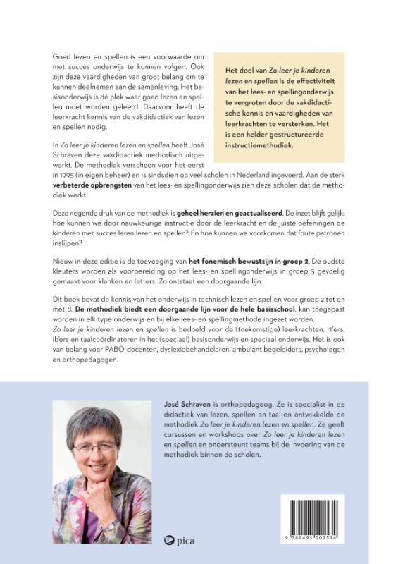 Achterkant van Zo leer je kinderen lezen en spellen