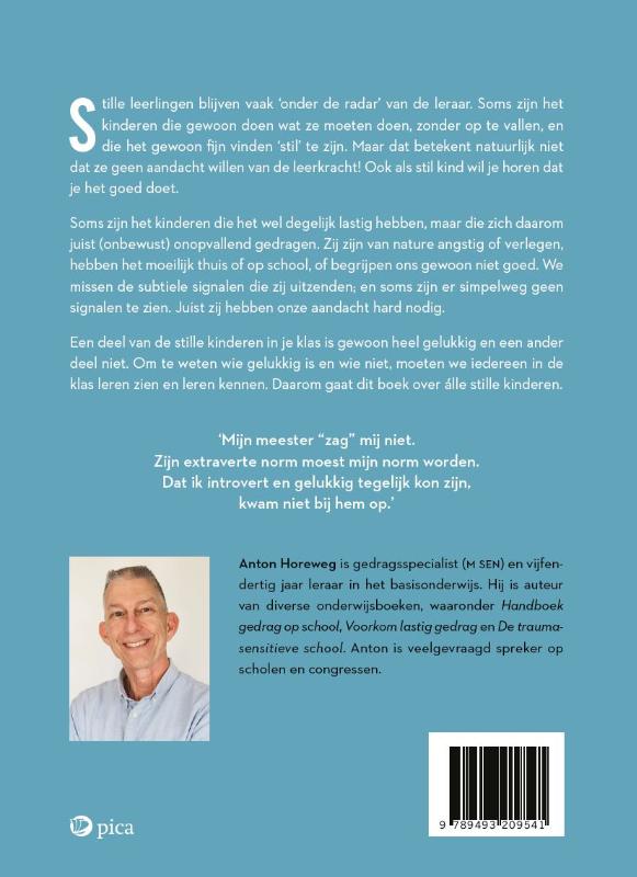Achterkant van Als je leerling stil is