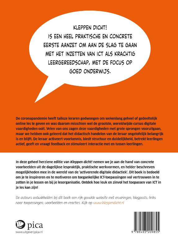 Achterkant van Kleppen dicht!
