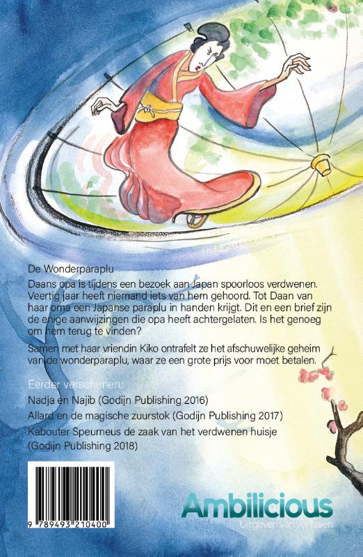 Achterkant van De wonderparaplu