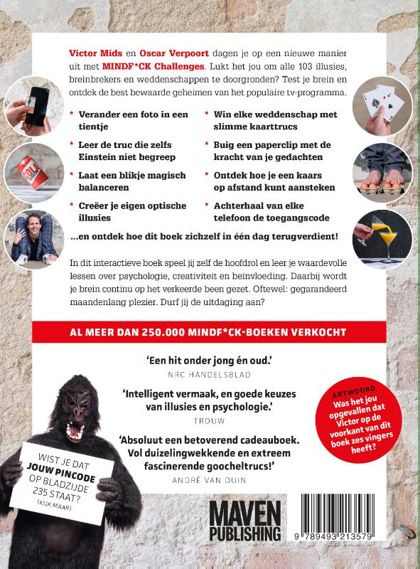 Achterkant van Mindf*ck Challenges