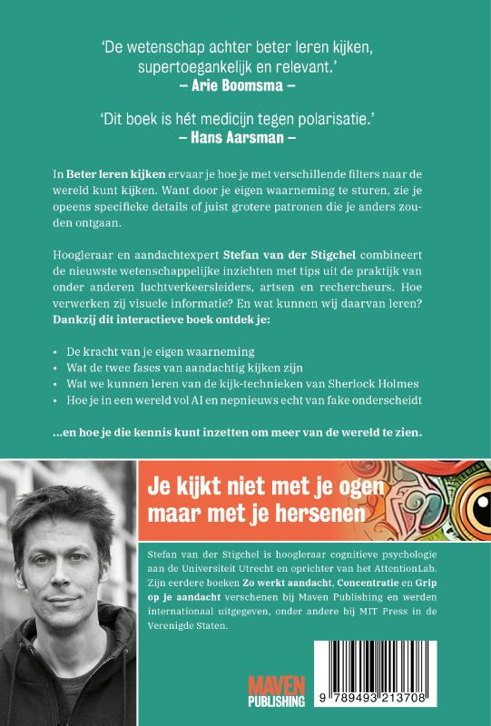 Achterkant van Beter leren kijken