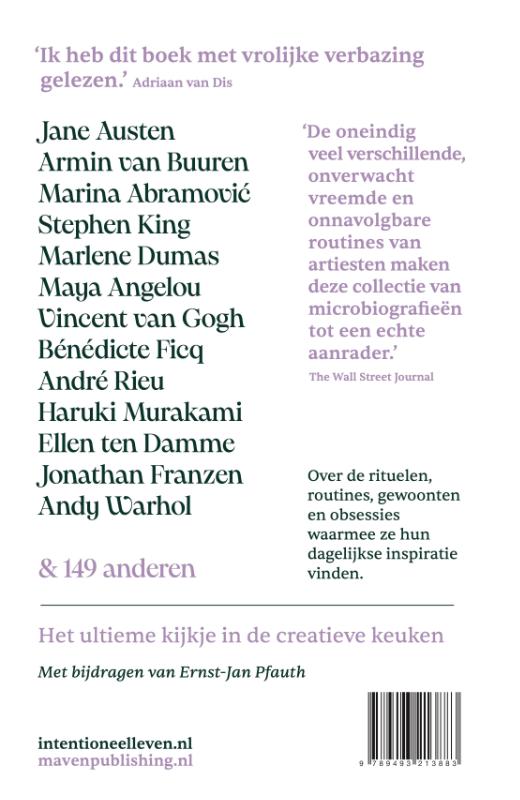 Achterkant van Dagelijkse rituelen