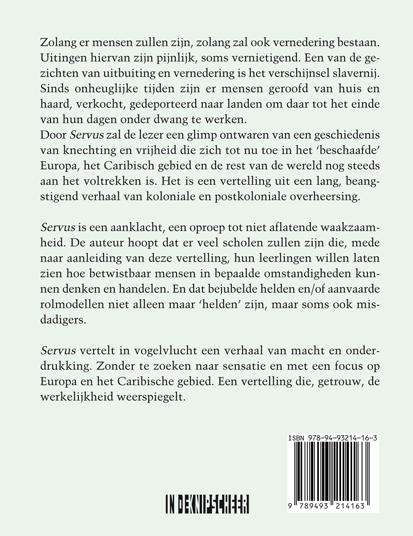 Achterkant van Servus
