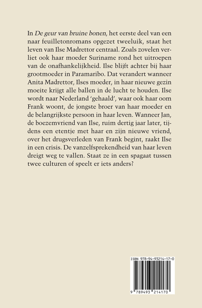 Achterkant van De geur van bruine bonen