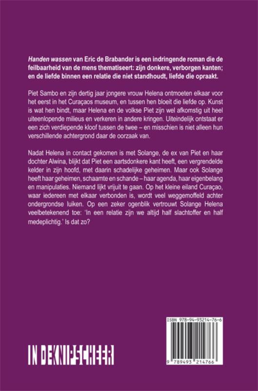 Achterkant van Handen wassen