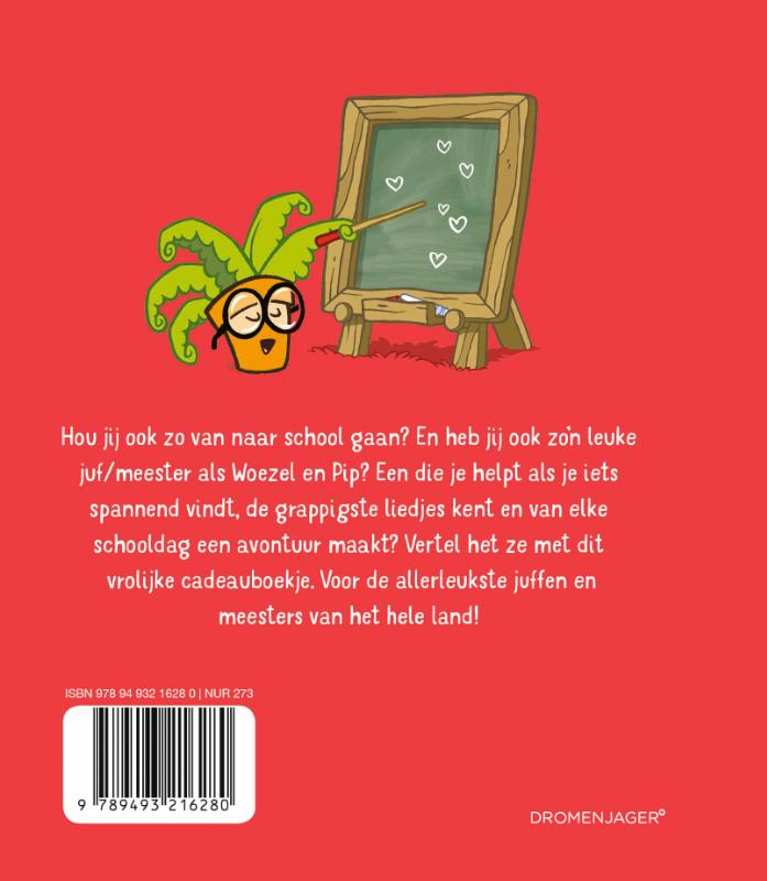 Achterkant van Ik vind u de allerleukste Juf/Meester