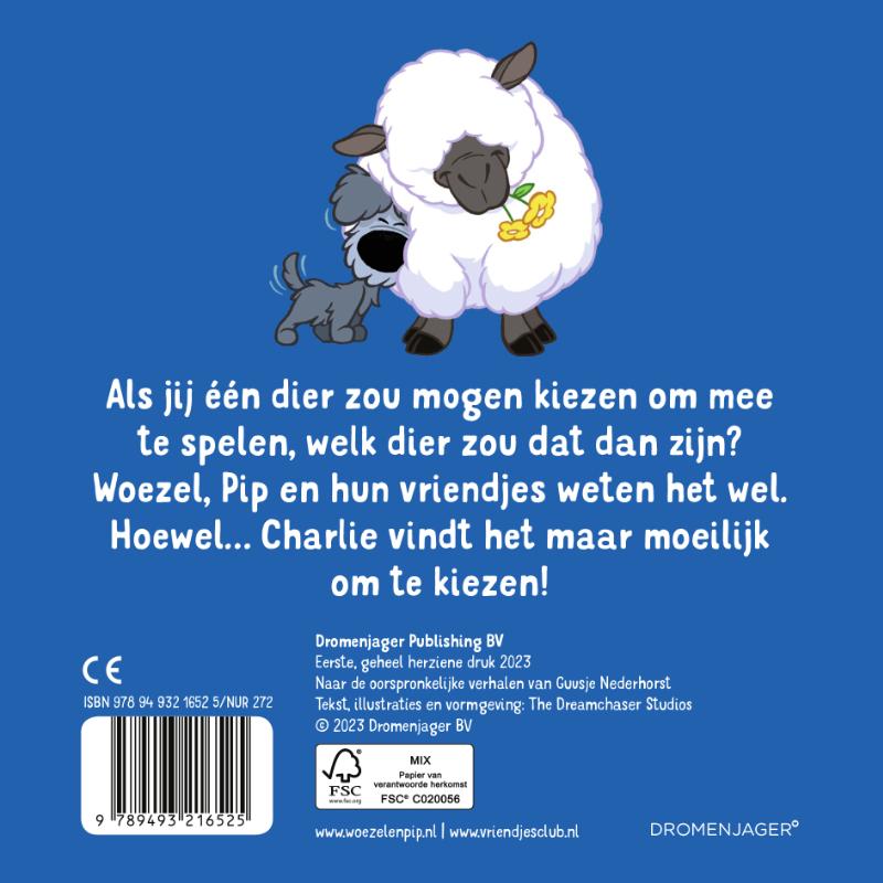 Achterkant van Allemaal dieren