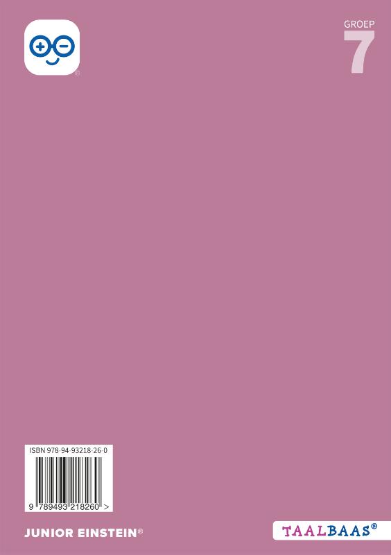 Achterkant van Werkwoordspelling werkboek 3 groep 7 (Set van 5)