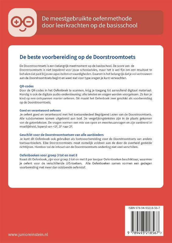 Achterkant van 1 groep 8