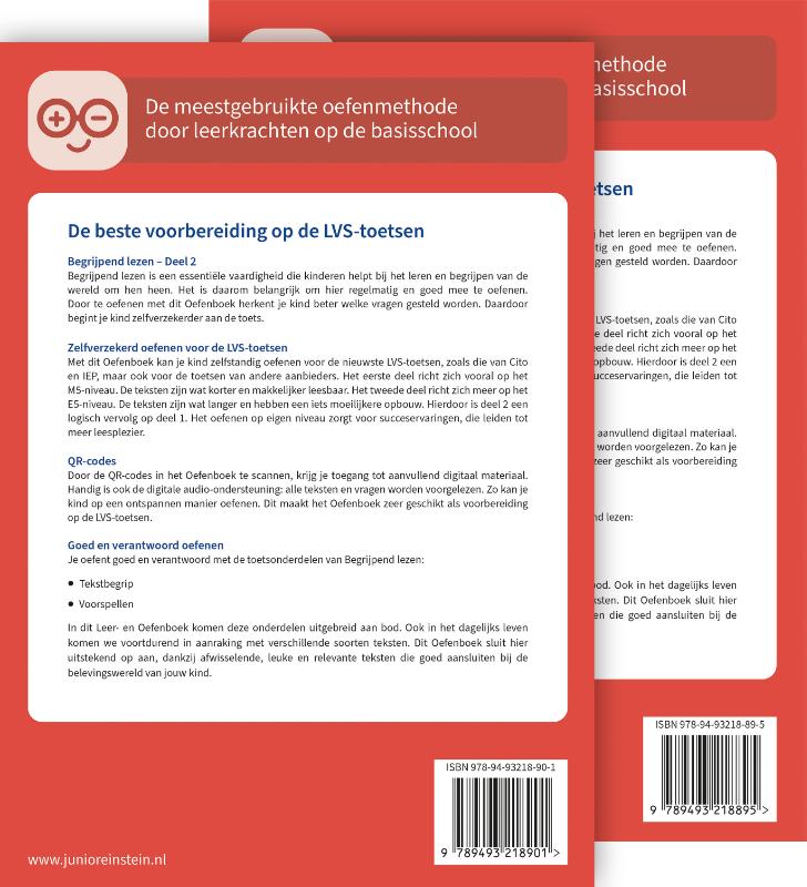 Achterkant van Groep 5 Deel 1 en 2