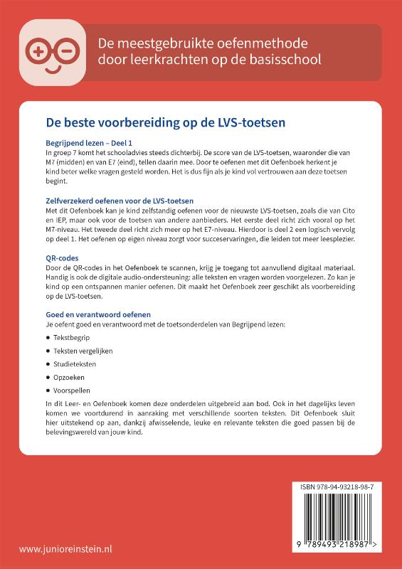 Achterkant van Deel 1, Groep 7