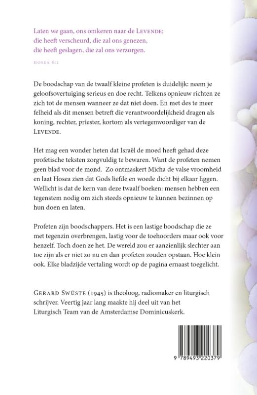 Achterkant van Omkeren naar de Levende