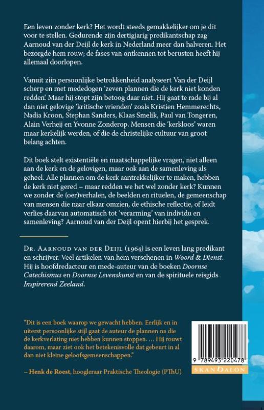Achterkant van De toekomst van de kerk