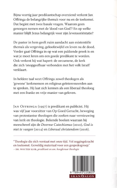 Achterkant van Frank en vrij geloven