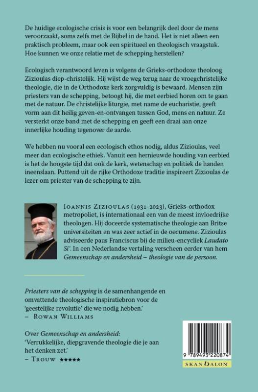 Achterkant van Priesters van de schepping