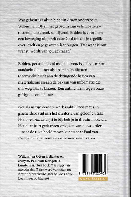 Achterkant van Amen