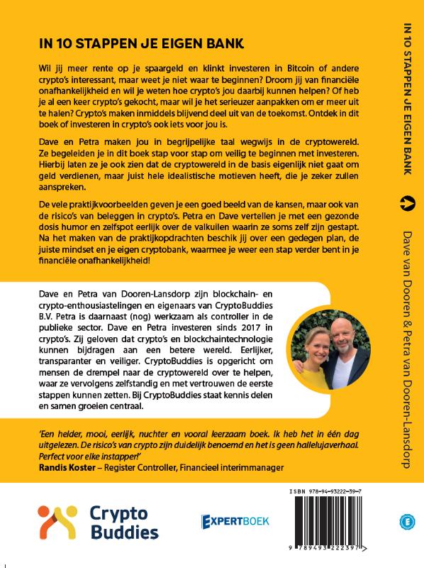 Achterkant van In 10 stappen in je eigen bank
