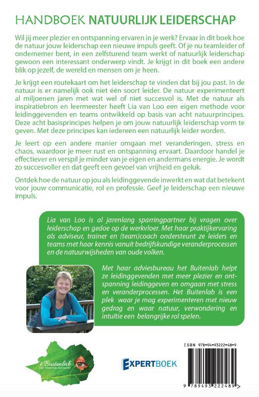 Achterkant van Handboek natuurlijk leiderschap