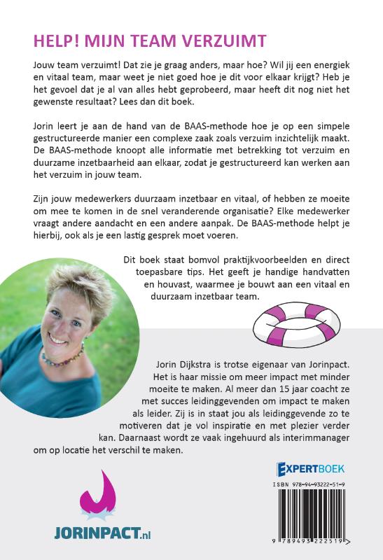 Achterkant van Help! Mijn team verzuimt