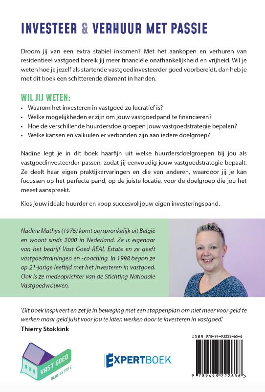 Achterkant van Investeer & verhuur met passie