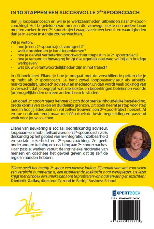 Achterkant van In 10 stappen een succesvolle 2e spoorcoach
