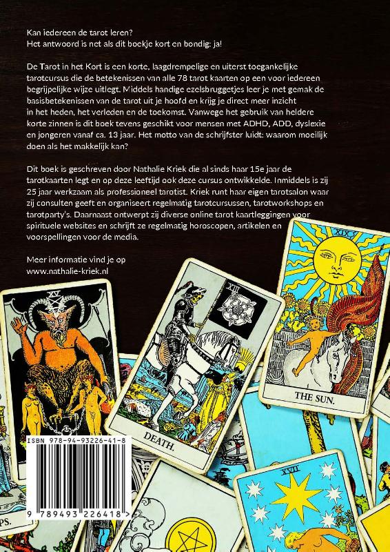 Achterkant van De Tarot in het Kort
