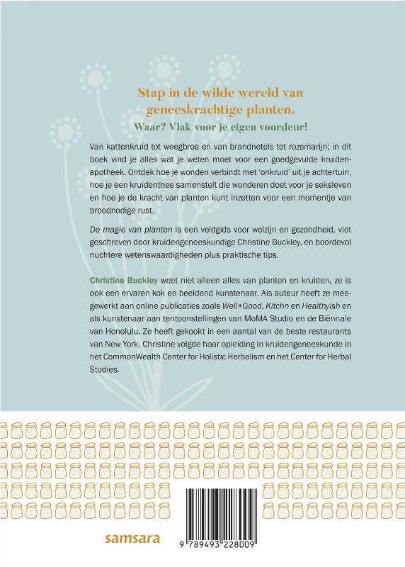 Achterkant van De magie van planten