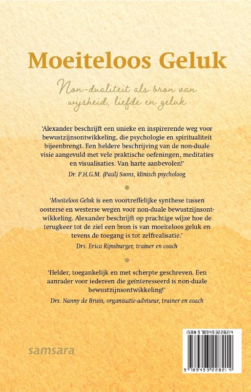 Achterkant van Moeiteloos geluk