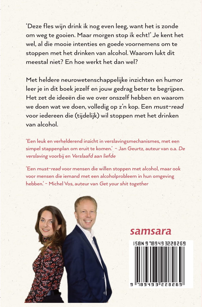 Achterkant van Morgen stop ik echt!