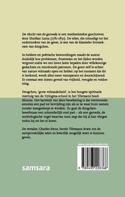 Achterkant van De vlucht van de Garoeda