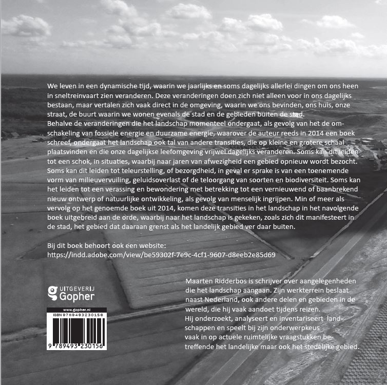 Achterkant van TRANSITIES IN HET LANDSCHAP