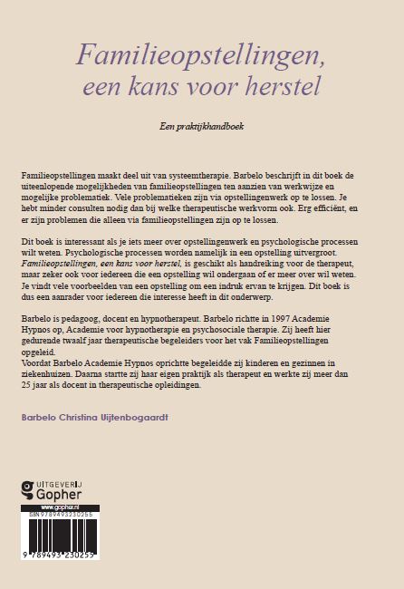 Achterkant van Familieopstellingen, een kans voor herstel